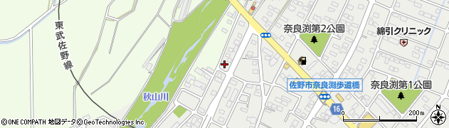 栃木県佐野市奈良渕町508周辺の地図