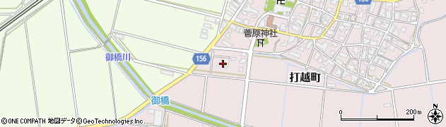 石川県加賀市打越町（ヘ）周辺の地図