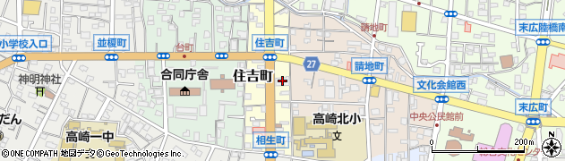 高崎信用金庫北支店周辺の地図