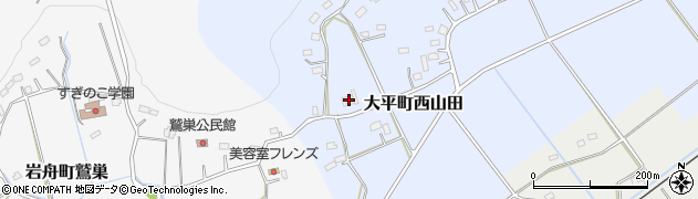 栃木県栃木市大平町西山田3134周辺の地図