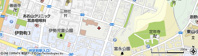 栃木県足利市相生町周辺の地図