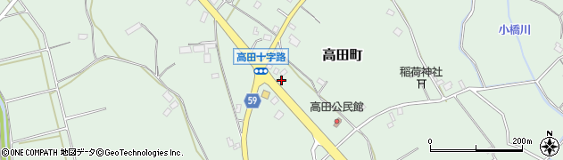 茨城県水戸市高田町190周辺の地図
