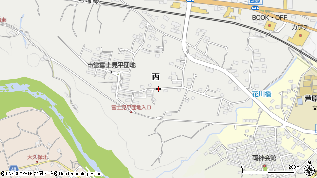 〒384-0803 長野県小諸市丙の地図