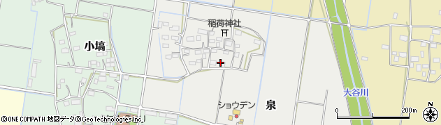 茨城県筑西市泉229周辺の地図