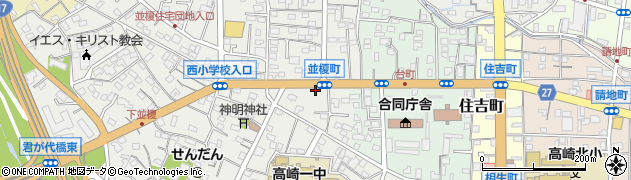 西武消毒株式会社　富岡営業所周辺の地図