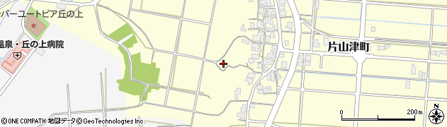 石川県加賀市片山津町（メ）周辺の地図