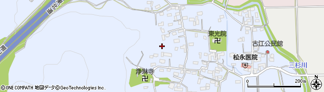 栃木県栃木市岩舟町古江周辺の地図