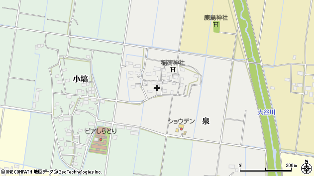 〒308-0076 茨城県筑西市泉の地図