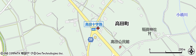 茨城県水戸市高田町189周辺の地図