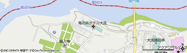 亀の井ホテル大洗周辺の地図