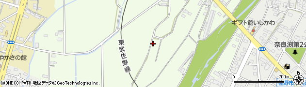 栃木県佐野市吉水町周辺の地図