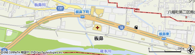 スズキアリーナトヨナガ高崎八幡　安中工場周辺の地図