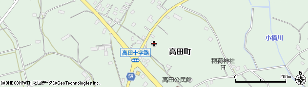 茨城県水戸市高田町184周辺の地図
