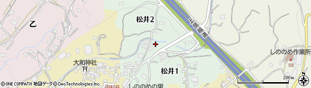 長野県小諸市松井周辺の地図