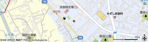 リバー株式会社　伊勢崎事業所周辺の地図