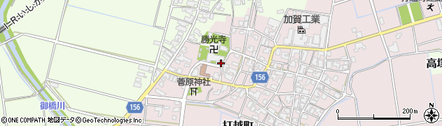 石川県加賀市打越町（と）周辺の地図