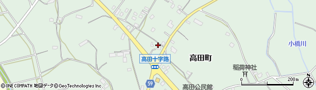 茨城県水戸市高田町187周辺の地図