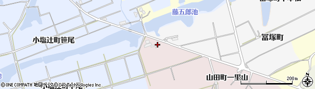 石川県加賀市山田町（平拍子）周辺の地図