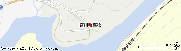 岐阜県飛騨市宮川町高牧周辺の地図