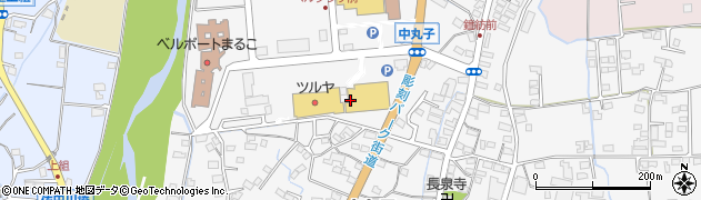 カーブス　上田中丸子周辺の地図