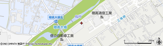 前橋南部運送株式会社　信州あづみ野営業所周辺の地図