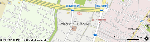 茨城県水戸市米沢町周辺の地図