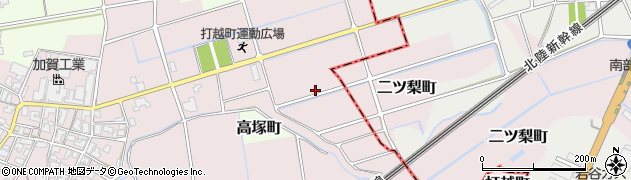 石川県加賀市打越町（れ）周辺の地図
