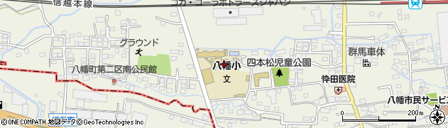 高崎市立八幡小学校周辺の地図