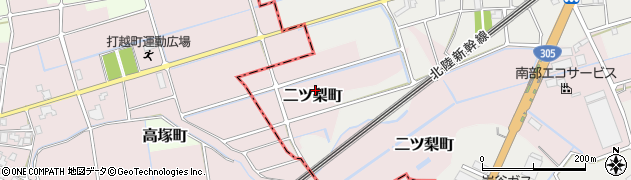 石川県小松市二ツ梨町チ周辺の地図