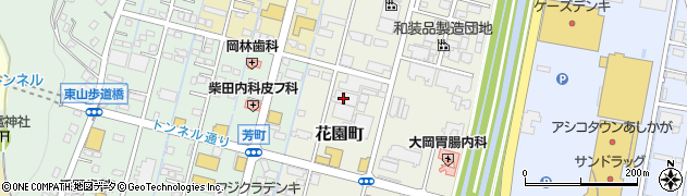 アラマークユニフォームサービスジャパン株式会社　生産本部足利工場周辺の地図