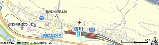 中横川西区住民センター周辺の地図
