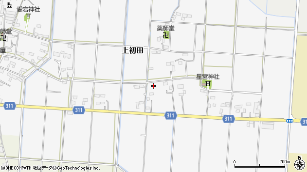 〒323-0069 栃木県小山市上初田の地図