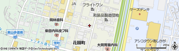 栃木県足利市真砂町38周辺の地図