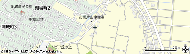 石川県加賀市片山津町（ク）周辺の地図