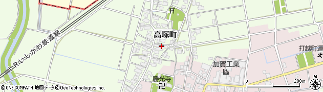 石川県加賀市高塚町ヘ123周辺の地図