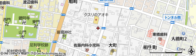 栃木県足利市大町512周辺の地図