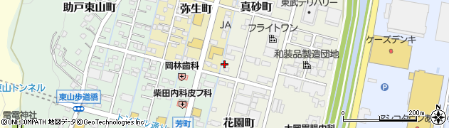 栃木県足利市真砂町68周辺の地図
