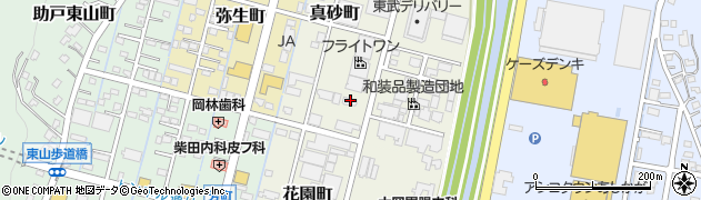 栃木県足利市真砂町39周辺の地図