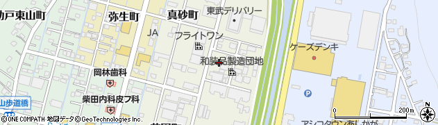 栃木県足利市真砂町周辺の地図