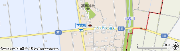 栃木県栃木市大平町下高島803周辺の地図