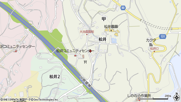 〒384-0022 長野県小諸市松井の地図
