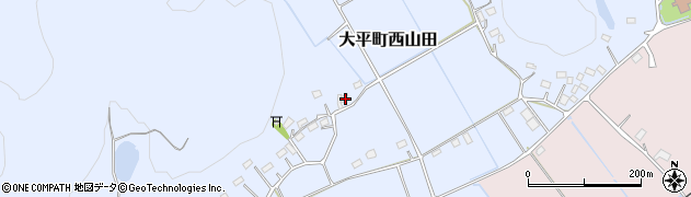 栃木県栃木市大平町西山田2964周辺の地図