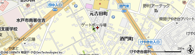 茨城県水戸市元吉田町1939周辺の地図