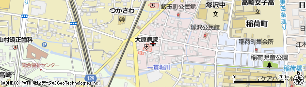 朝日新聞高崎東部店周辺の地図