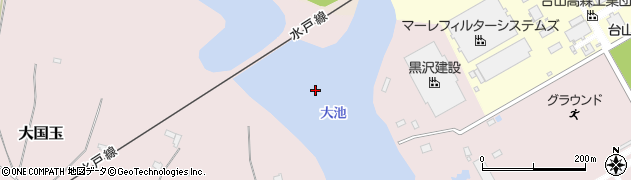 大池周辺の地図