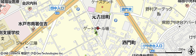 茨城県水戸市元吉田町1937周辺の地図