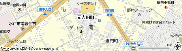 茨城県水戸市元吉田町1940周辺の地図