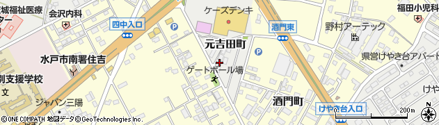 茨城県水戸市元吉田町936周辺の地図