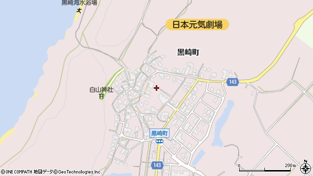 〒922-0565 石川県加賀市黒崎町の地図