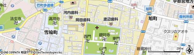 栃木県足利市家富町周辺の地図